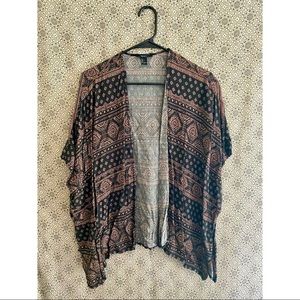 Forever 21 Women’s Tribal Print Kimono